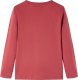 vidaXL Koszulka dziecięca z długimi rękawami, bizon, palona czerwień, 116 2