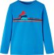 vidaXL Koszulka dziecięca z długimi rękawami, dzikie zwierzęta, kobalt, 116 1