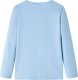vidaXL Koszulka dziecięca z długimi rękawami, łabędź, jasnoniebieska, 104 2