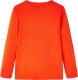 vidaXL Koszulka dziecięca z długimi rękawami, napis Winner, pomarańcz, 104 2