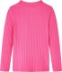 vidaXL Koszulka dziecięca z długimi rękawami, prążkowana, jaskrawy róż, 92 2