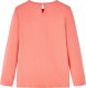 vidaXL Koszulka dziecięca z długimi rękawami, w jelonki, koralowa, 104 2