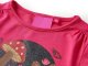 vidaXL Koszulka dziecięca z długimi rękawami, z wiewiórką, jaskrawy róż, 116 3
