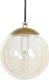 Lampa wisząca Beliani Lampa wisząca szklana 5-punktowa złota NOEL 4