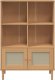 vidaXL Regał SENJA, imitacja rattanu, brązowy, 90x35x130 cm, sosnowy 4