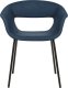 Beliani Zestaw 2 krzeseł do jadalni ciemnoniebieski ELMA 3