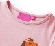 vidaXL Koszulka dziecięca z długimi rękawami, z konikiem, jasny róż, 128 3