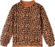 vidaXL Bluza dziecięca w panterkę, jasny koniak, 116 1