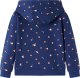 vidaXL Bluza dziecięca z kapturem, w kropki, granatowa, 128 2