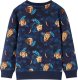 vidaXL Bluza dziecięca, nadruk w lwy i rośliny, granatowa, 92 2