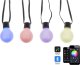 Beliani Girlanda świetlna ogrodowa kolorowa 25 x G40 Smart LED 9 m IP 44 ISORTOQ 1