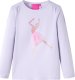 vidaXL Koszulka dziecięca z długimi rękawami, baletnica, jasnoliliowa, 92 1