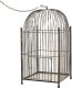 Beliani Lampion metalowy 62 cm postarzany złoty COMOROS 1