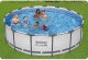 Triton Basen ogrodowy stelażowy 457 x 122 cm 18w1 Bestway 56438 + maszyna do baniek GRATIS 9