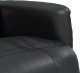 vidaXL Rozkładany fotel masujący z podnóżkiem, czarny, sztuczna skóra 9