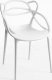 Atos Krzesło AŻUROWE PLASTIKOWE E-251 nowoczesne do kuchni salonu jadalni loft białe 1