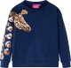 vidaXL Bluza dziecięca z żyrafą z cekinów, granatowa, 104 1