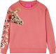 vidaXL Bluza dziecięca z żyrafą z cekinów, stary róż, 116 1