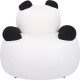 Beliani Fotel dziecięcy boucle panda biały z czarnym VIBY 3