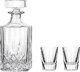 MPLCo Zestaw do whisky Karafka AUTO Stojak+ 2 Szklanki 2