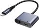 Joyroom Adapter DAC 2w1 Joyroom SY-L01 Lightning / Lightning, mini jack 3.5mm czarny 1