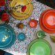 MPLCo Rainbow Talerz Ceramiczny Kolorowy Design 6 szt 2