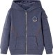 vidaXL Bluza dziecięca z kapturem i zapięciem na zamek, niebieski melanż, 104 1