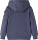 vidaXL Bluza dziecięca z kapturem i zapięciem na zamek, niebieski melanż, 116 2