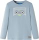 vidaXL Koszulka dziecięca z długimi rękawami, piłka nożna, jasnoniebieska 116 1