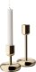 Iittala Nappula candlesticks 107mm +183 mm brass 2 pcs. 2