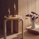 Iittala Nappula candlesticks 107mm +183 mm brass 2 pcs. 3