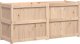 Skrzynia ogrodowa vidaXL Donica ogrodowa, 150x50x70 cm, lite drewno sosnowe 1