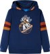 vidaXL Dziecięca bluza z kapturem, niedźwiedź na snowboardzie, granatowa, 104 1