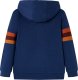 vidaXL Dziecięca bluza z kapturem, niedźwiedź na snowboardzie, granatowa, 104 2