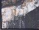 Beliani Obraz na płótnie w ramie abstrakcyjny 63 x 93 cm czarno-biały STATTE Lumarko! 3