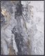 Beliani Obraz na płótnie w ramie abstrakcyjny 83 x 103 cm szary JESI 1