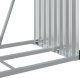 Drewutnia vidaXL Stojak na drewno, antracyt, 80x45x120 cm, stal galwanizowana Lumarko! 7