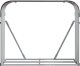 Drewutnia vidaXL Stojak na drewno, brązowy, 120x45x100 cm, stal galwanizowana 4