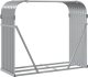 Drewutnia vidaXL Stojak na drewno, jasnoszary, 120x45x100 cm, stal galwanizowana 6