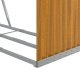 Drewutnia vidaXL Stojak na drewno, jasny brąz, 120x45x100 cm, stal galwanizowana 7