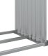 Drewutnia vidaXL Stojak na drewno, srebrny, 120x45x100 cm, stal galwanizowana 7