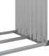 Drewutnia vidaXL Stojak na drewno, srebrny, 120x45x140 cm, stal galwanizowana 7
