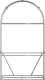Drewutnia vidaXL Stojak na drewno, srebrny, 120x45x210 cm, stal galwanizowana 4