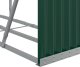 Drewutnia vidaXL Stojak na drewno, zielony, 180x45x100 cm, stal galwanizowana 7