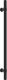 vidaXL Uchwyty do szafek, 20 szt., czarne, 224 mm, stal nierdzewna 3