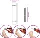 vidaXL Uchwyty do szafek, 20 szt., czarne, 224 mm, stal nierdzewna 9