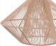 Lampa wisząca Beliani Lampa wisząca beżowa PALMETTO 4