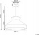 Lampa wisząca Beliani Lampa wisząca rattanowa z beżowym BATALI 7