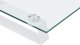 vidaXL Podstawka pod monitor, biała, 100x35x8 cm, szkło i metal 7