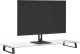 vidaXL Podstawka pod monitor, czarna, 100x35x8cm szkło hartowane metal Lumarko! 2